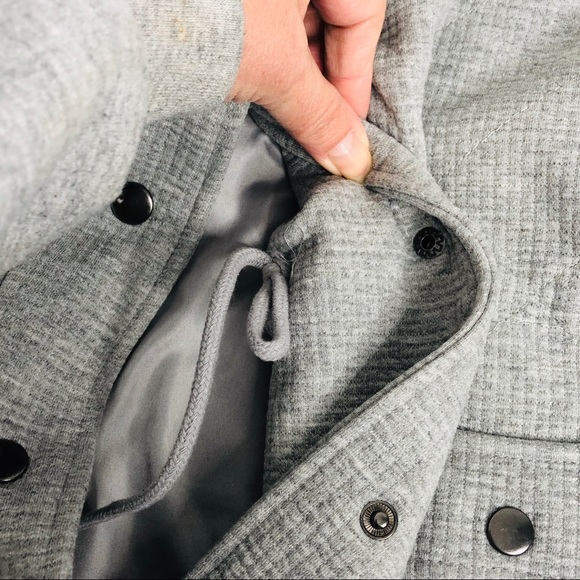 Jack by BB Dakota Grey Snap Tunic Vest S NWT - Picture 6 of 8